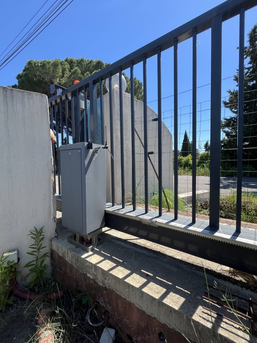 dépannage d'un portail coulissant